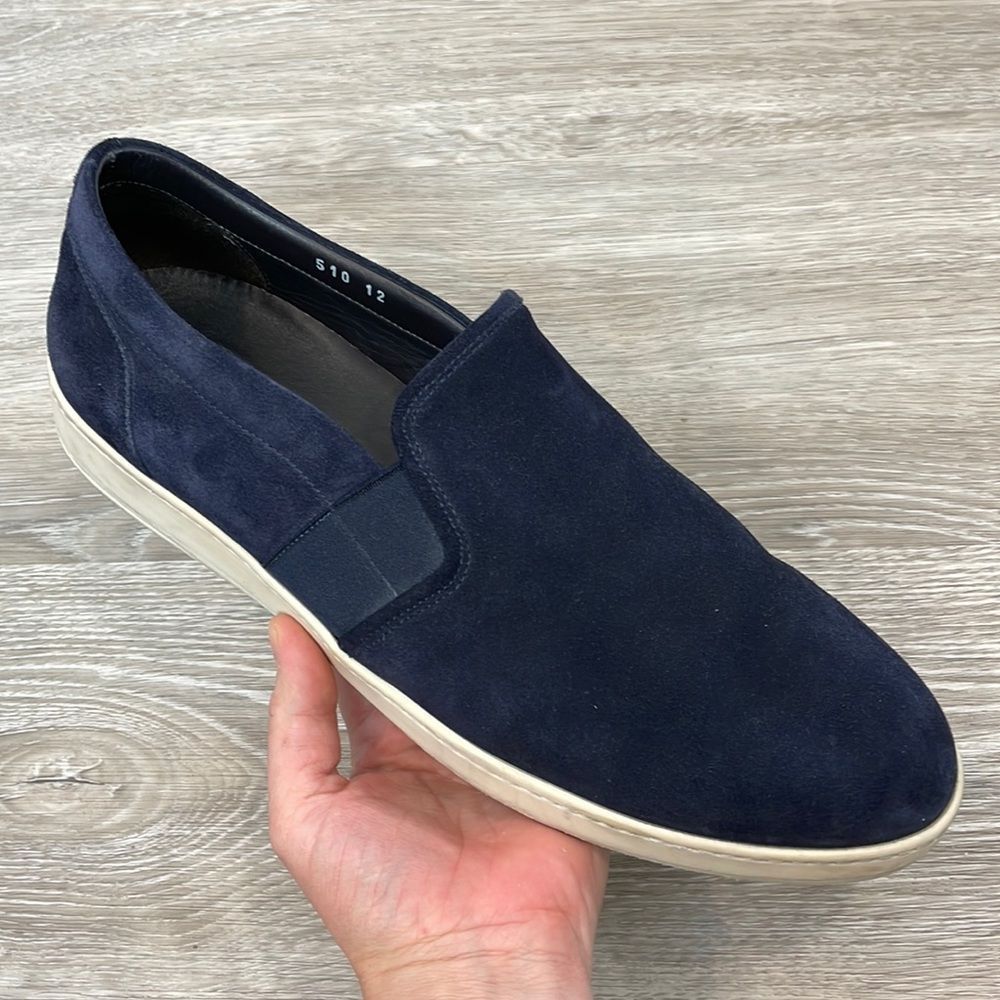 To Boot Navy Suede Slip-On Loafers